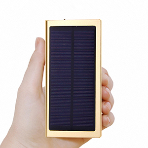portable hold solar power bank 12000mAh