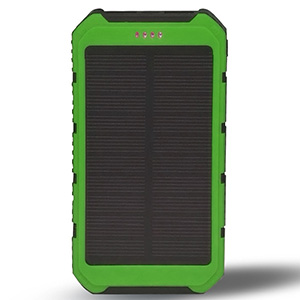 compact structure solar panel battery bank